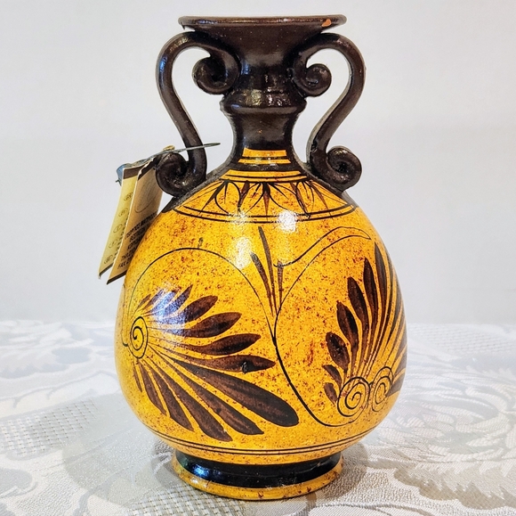 Greek Goddess 5.5 art pottery jug museum Copy 400 BC - Picture 7 of 13